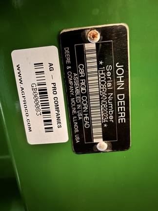 Image of John Deere C8R equipment image 1