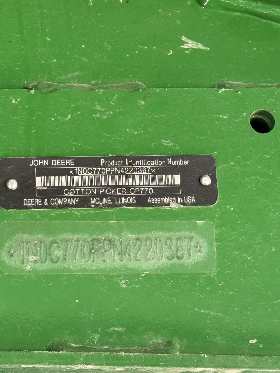 2022 John Deere CP770 Image