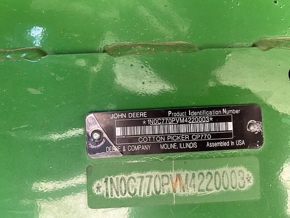 Image of John Deere CP770 equipment image 1