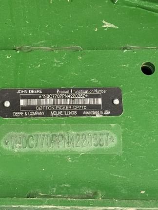 Image of John Deere CP770 equipment image 1