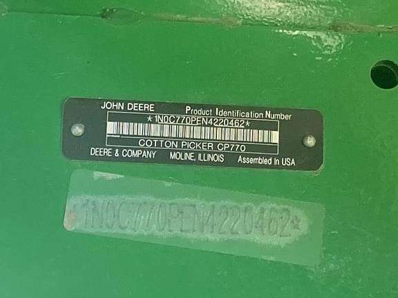 Image of John Deere CP770 equipment image 4