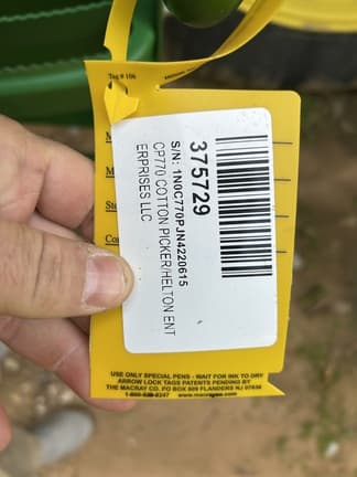 Image of John Deere CP770 equipment image 4