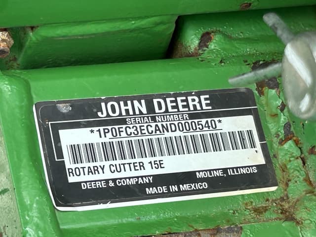 Image of John Deere FC15E equipment image 4