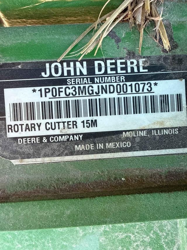 Image of John Deere FC15M equipment image 1