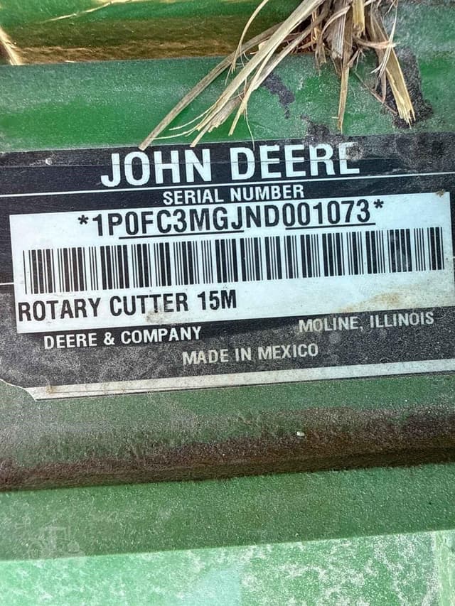 Image of John Deere FC15M equipment image 1
