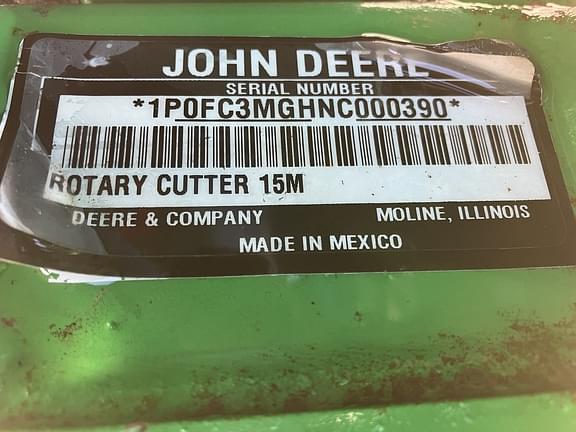 Image of John Deere FC15M equipment image 4