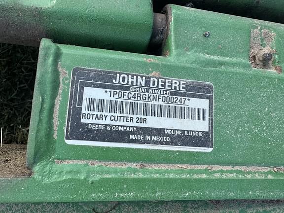 Image of John Deere FC20R equipment image 2