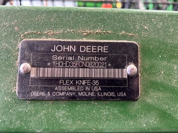 Image of John Deere HD35F equipment image 1