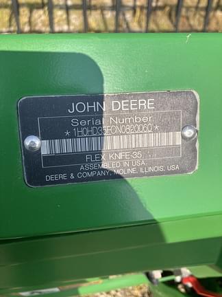 Image of John Deere HD35F equipment image 3