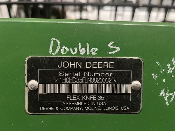 Image of John Deere HD35F equipment image 2