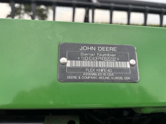 Image of John Deere HD40F equipment image 3