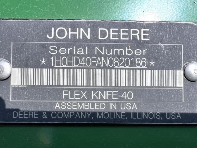Image of John Deere HD40F equipment image 1
