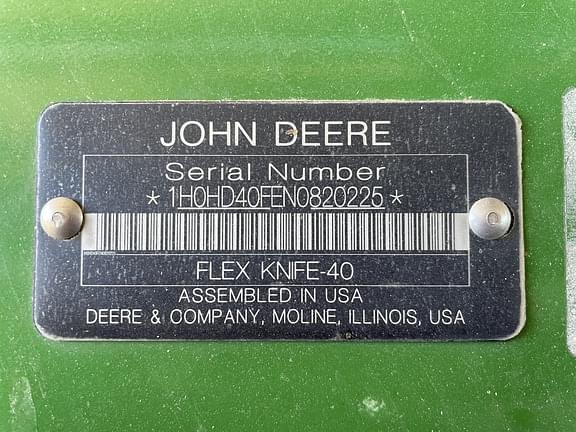 Image of John Deere HD40F equipment image 4