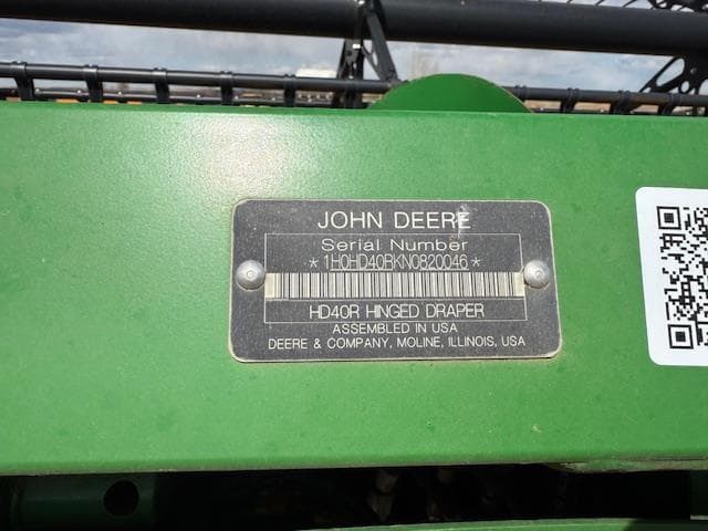 Image of John Deere HD40R equipment image 2