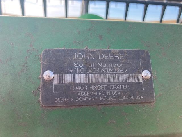 Image of John Deere HD40R equipment image 1