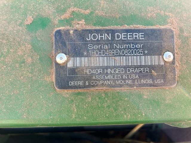 Image of John Deere HD40R equipment image 3