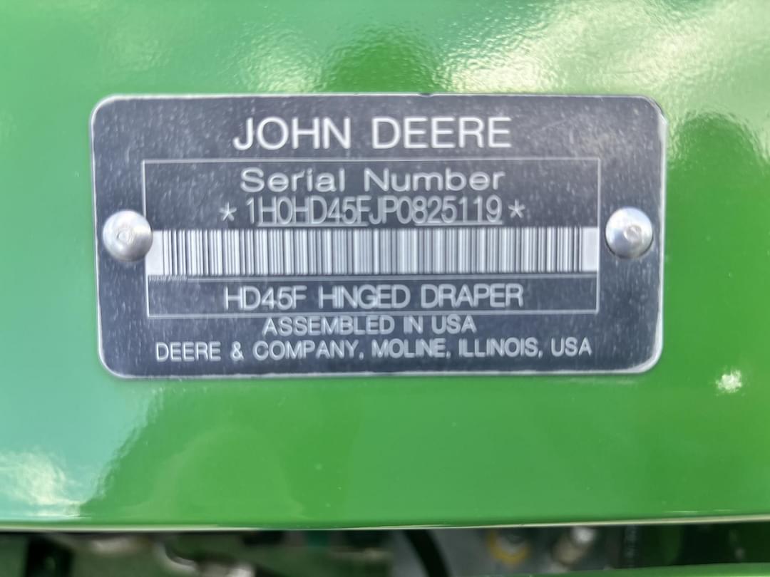 Image of John Deere HD45F Image 1