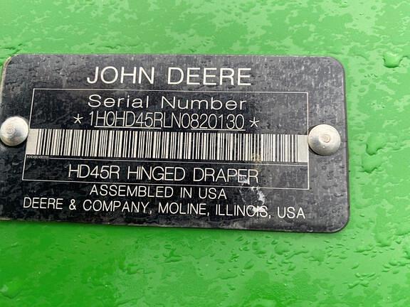 Image of John Deere HD45R equipment image 4