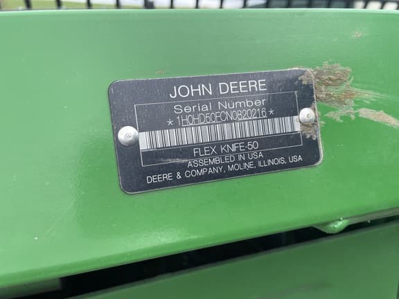 Image of John Deere HD50F equipment image 4
