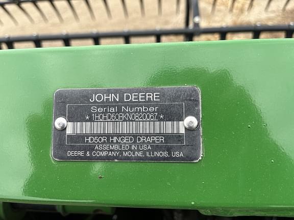 Image of John Deere HD50R equipment image 3