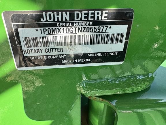 Image of John Deere MX10 equipment image 1