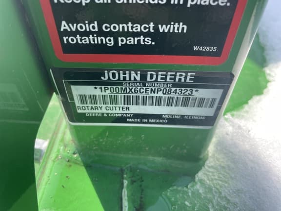 Image of John Deere MX6 equipment image 4