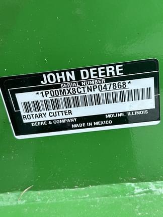 Image of John Deere MX8 equipment image 4