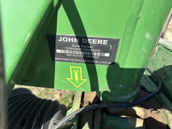 Image of John Deere R280 equipment image 2