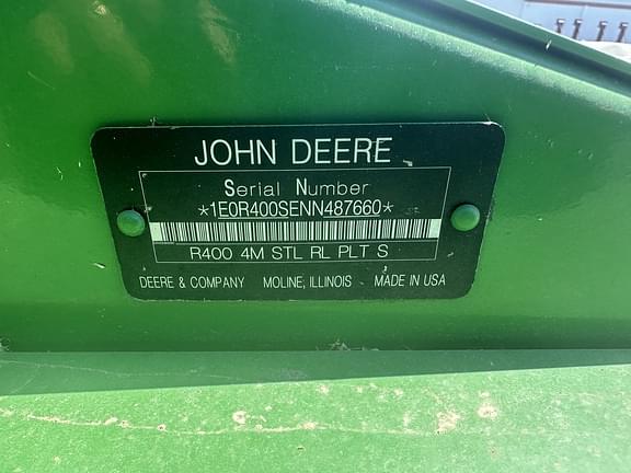 Image of John Deere R400 equipment image 4