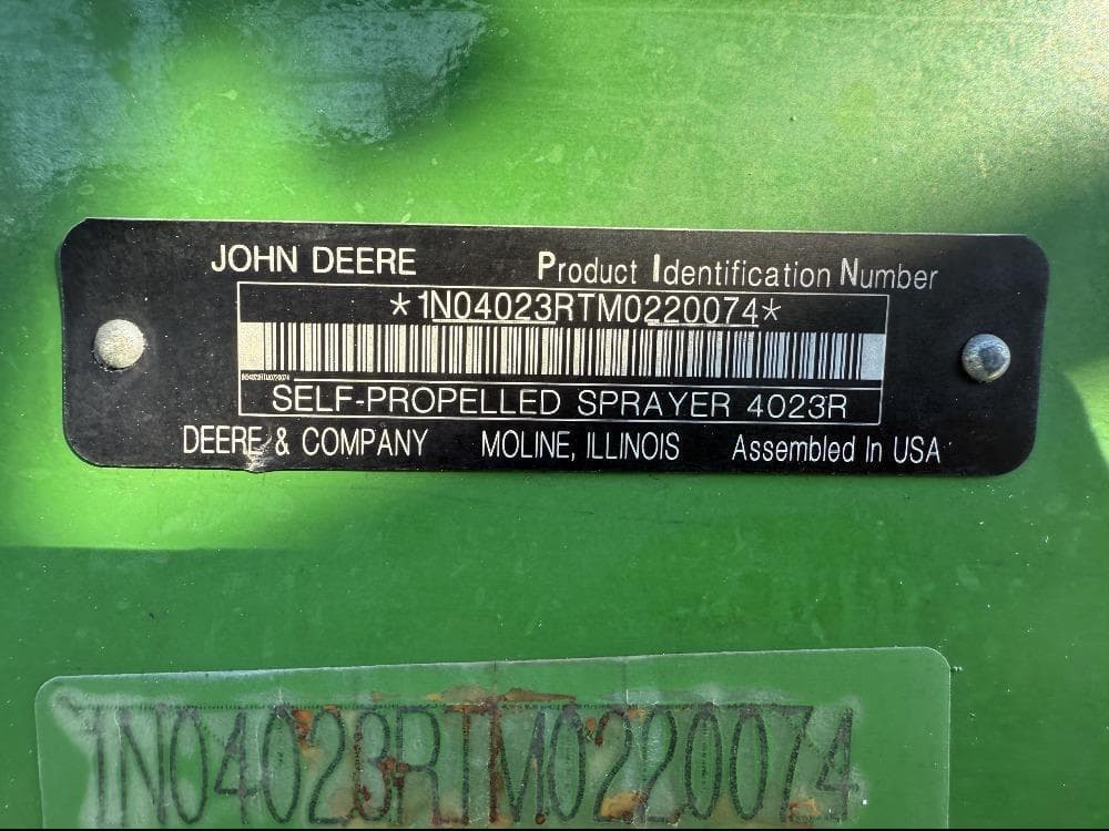 Image of John Deere R4023 Image 1