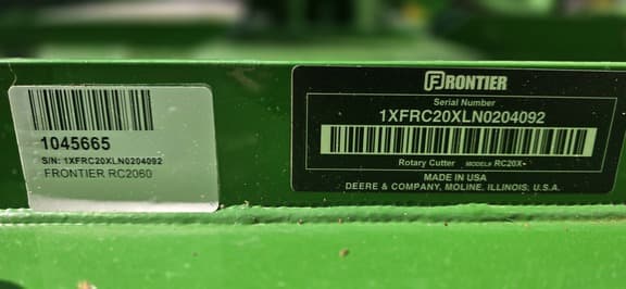 Image of Frontier RC2060 equipment image 3
