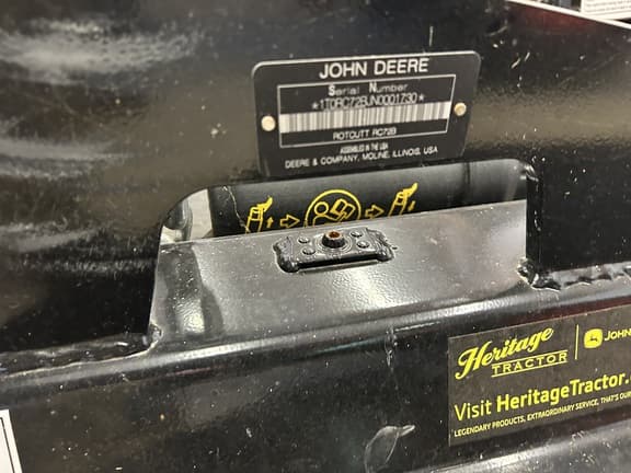 Image of John Deere RC72B equipment image 2