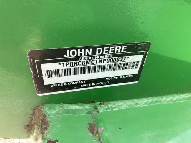 Image of John Deere RC8M equipment image 4