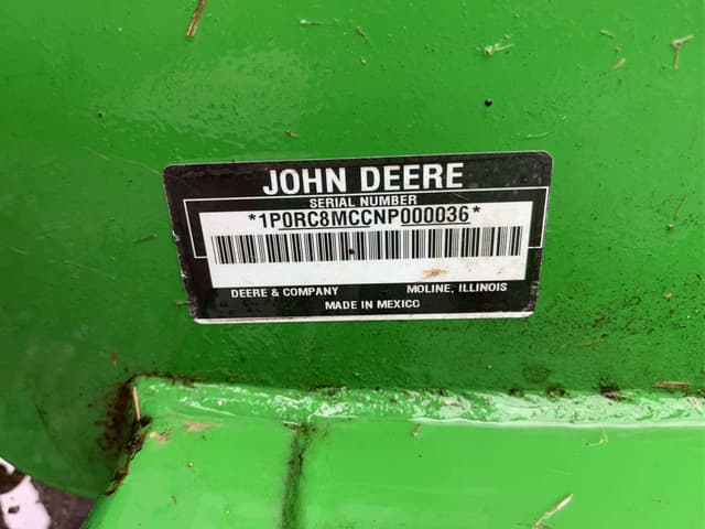 Image of John Deere RC8M equipment image 4
