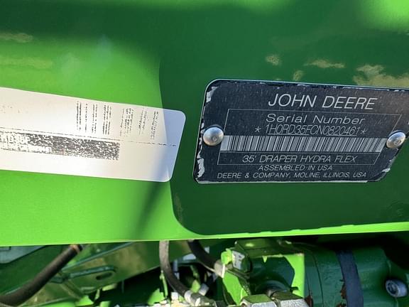 Image of John Deere RD35F equipment image 1