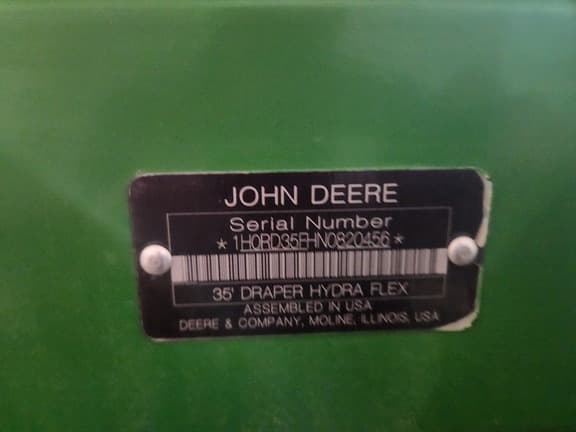 Image of John Deere RD35F equipment image 4