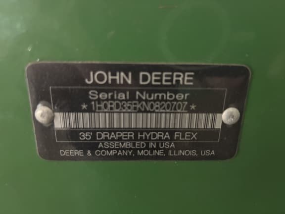 Image of John Deere RD35F equipment image 3