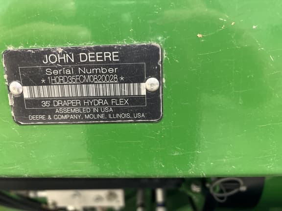 Image of John Deere RD35F equipment image 4