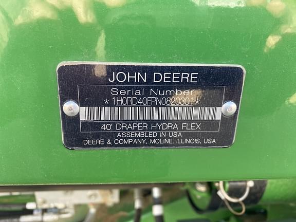 Image of John Deere RD40F equipment image 1