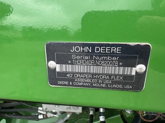 Image of John Deere RD40F equipment image 1