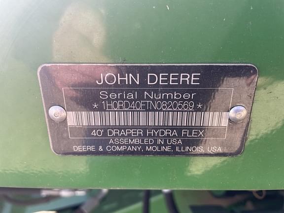 Image of John Deere RD40F equipment image 1