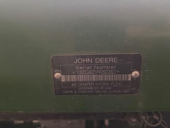 Image of John Deere RD40F equipment image 4