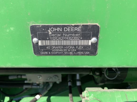 Image of John Deere RD40F equipment image 2