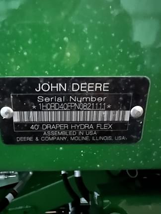 Image of John Deere RD40F equipment image 2