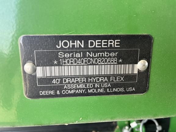 Image of John Deere RD40F equipment image 1