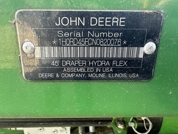 Image of John Deere RD45F equipment image 3