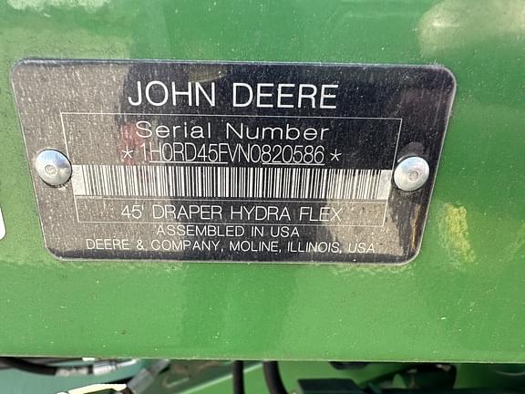 Image of John Deere RD45F equipment image 3