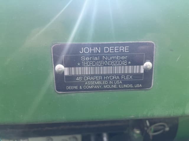 Image of John Deere RD45F equipment image 2