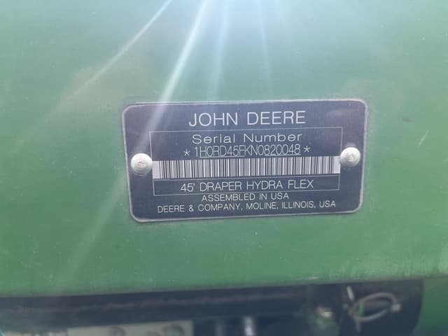 Image of John Deere RD45F equipment image 2