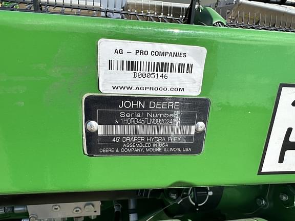 Image of John Deere RD45F equipment image 2